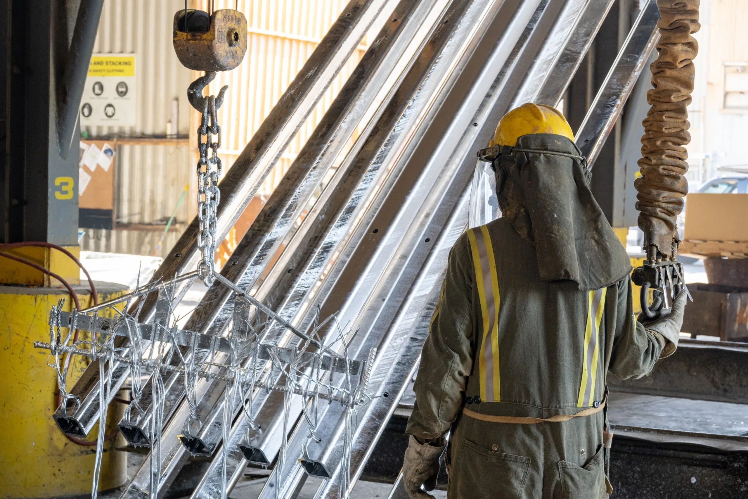 tubes that have been hot dip galvanized